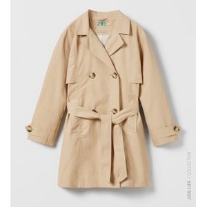 Zara kids plain Trench